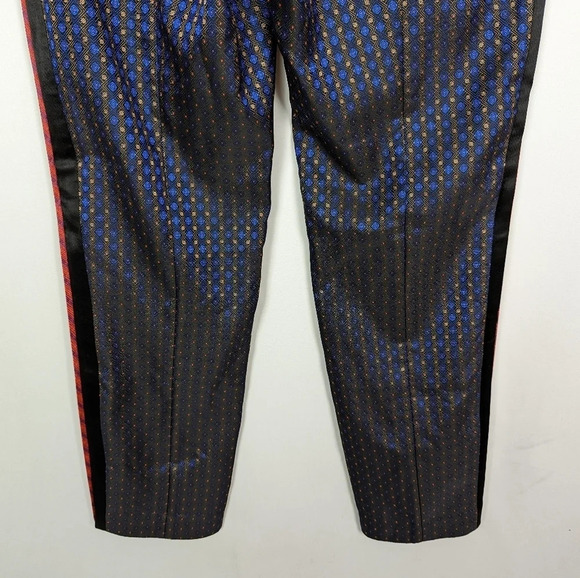 NWT ELIZABETH AND JAMES 2 Printed Jacquard Dion Slim Cropped Pants Trousers $430 - Picture 12 of 14